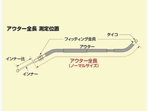 ハリケーン HB6095 クラッチケーブル 100mmロング ブラック モンキー125ABS クラッチワイヤー_画像3