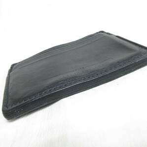 9993◆【SALE】asos レザー カードケース/名刺入れ ブラック MADE IN ENGLAND 英国 USED 中古の画像5