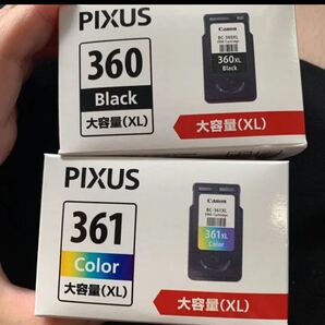 Canon BC-360XL 361XL 純正インクカートリッジ 新品未使用 キヤノン 360 361 大容量 純正品