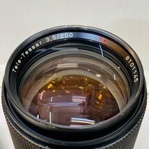 ●① Carl Zeiss 単焦点レンズ Tele Tessar T* 200mm F3.5 コンタックスマウント カールツァイス nkMB_画像4