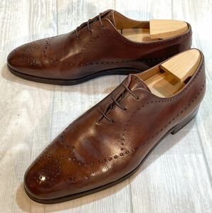 Berluti Berluti *25cm 6.5* hole cut oxford leather shoes original leather dress shoes business shoes leather Italy made tea men's 