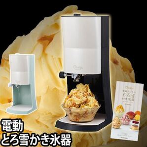 ラスト品!ドウシシャ DTY-B2 電動ふわふわとろ雪かき氷器 ブラック