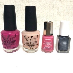 ★ 即決・送料無料 ★ ネイル4点セット OPI ネイルラッカー