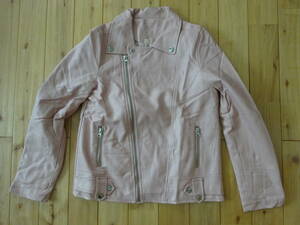* light pink color rider`s jacket 160cm *USED