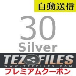 【自動送信】TezFiles Silver プレミアムクーポン 30日間 通常1分程で自動送信します