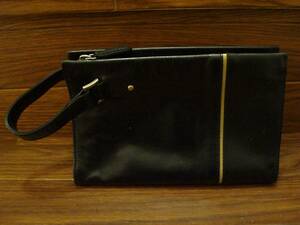 ●COMPLEX GARDENS コンプレックスガーデンズ セカンドバッグ 日本製 青木鞄 黒 クラッチバッグ