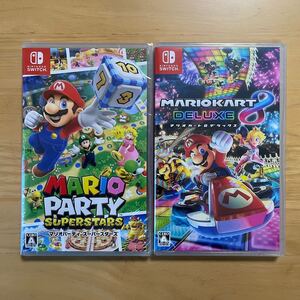 新品未開封 マリオパーティ スーパースターズ マリオカート8 Switch