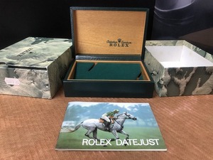 ロレックス デイトジャスト 16013 純正 箱 ボックス BOX ケース 冊子 クレーター ヴィンテージ 80年代 斜め掛け 正規品 時計 付属品 ROLEX