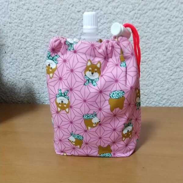 洗える保冷巾着 ハンドメイド