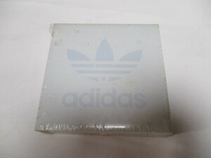 アディダス(adidas)3本葉マーク adidas メモ紙 サイズ約10.5X10.5cm 未使用デッドストック品