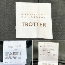 ☆高機能♪ TROTTER【美品】マッキントッシュ ★防シワ・吸水速乾・着心地最高♪ストレッチ ★トロッター ジャケット 38(M程度) MACKINTOSH_画像10