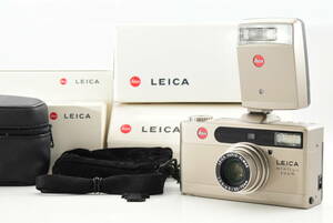 【美品】Leica Minilux Zoom Silver Point Shoot 35mm Film Camera CF ライカ 0706002yo@GE