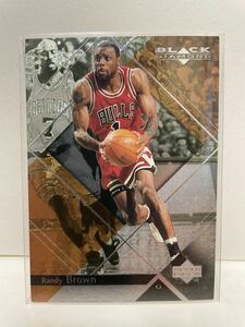 NBAカード　ランディ・ブラウン　RANDY BROWN BLACK DIAMOND UPPER DECK 2000【シカゴブルズ】