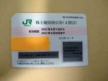 JR東日本 株主優待割引券（4割引）株主優待割引券番号、パスワード ご入金確認後、連絡致します 有効期間 2023年6月30日まで_画像1