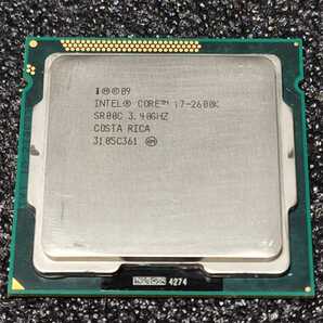 CPU Intel Core i7 2600K 3.4GHz PCパーツ インテル 動作確認済み