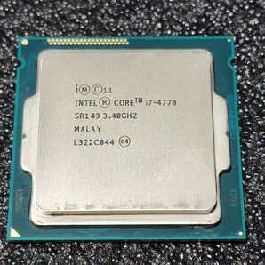 CPU Intel Core i7 4770 3.4GHz PCパーツ インテル 動作確認済み