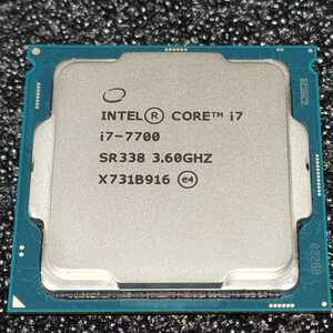 CPU Intel Core i7 7700 3.6GHz PCパーツ インテル 動作確認済み (1)