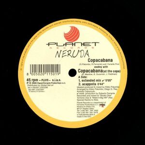 試聴 Neruda - Copacabana [12inch] Planet Records ITA Latin House