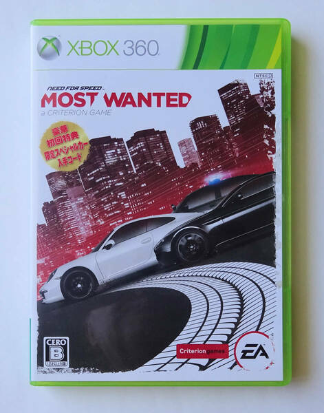 ニード・フォー・スピード モスト・ウォンテッド +DLC ダウンロードコード未使用 NEED FOR SPEED MOST WANTED 2012 ★ XBOX 360 