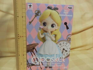 新品 未開封 ディズニー　Qposket　Disney Characters　Alice Thinking Time　フィギュア　Bカラー 不思議の国のアリス 送料510円～