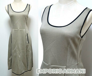 EMPORIO ARMANI# прекрасный товар джерси материалы flair One-piece 40 хаки Emporio Armani лето осень 