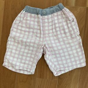a can b エーキヤンビーハーフパンツ ショートパンツ KIDS 110cmギンガムチェック