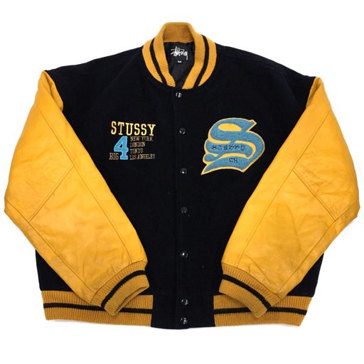 ヤフオク! -「ステューシー スタジャン メンズ m」の落札相場・落札価格 特注販売中 スタジャン メンズM 【美品】ステューシー スタジャン