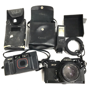 1円 Canon EF LENS FD 50mm 1:1.4 S.S.C. RICOH TF-500D フィルムカメラ レンズ セット