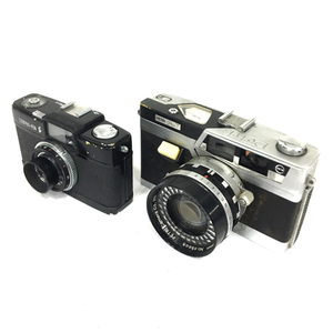 1円 Petri Pro7 OLYMPUS PEN S フィルムカメラ ボディ レンズ 2点 セット C5029