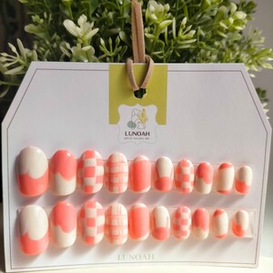 ネイルチップ(ハンドメイド)商品#021#ピンクネイル#フラワーネイル#20個セット