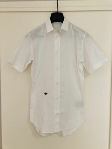  beautiful goods regular goods Dior homme shirt 37 BEE white Eddie abrasion man Dior Homme 