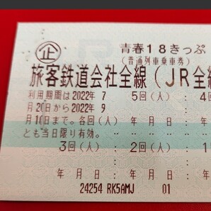 8月20日16時発送 青春18きっぷ 2回分