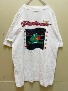 【レア】　1993　USA製　NEW Pulsar　ニューパルサー　山佐　半袖Tシャツ　メンズ　Mサイズ　スロット　名機　フルーツオブザルーム