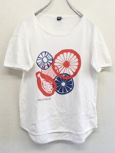 HELLY HANSEN　ヘリーハンセン　半袖Tシャツ　ホワイト　レディース　Lサイズ　FRILUFTSLIV　肩リペアあり