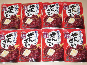 イチビキ　甘さすっきりぜんざい　8個　北海道十勝産あずき100％　おしるこ　ぜんざい