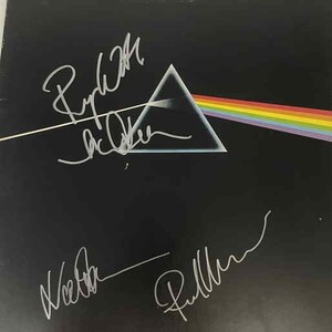 ピンク・フロイド 直筆サイン入り LPレコード ニック・メイソン ロジャー・ウォーターズ リチャード・ライト デヴィッド・ギルモア