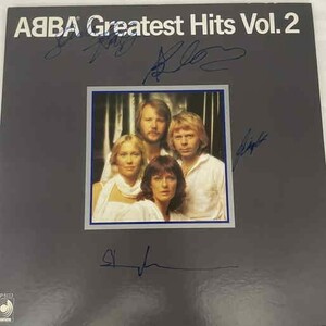 ABBA 直筆サイン入り LPレコード Agnetha Fltskog、Bjrn Ulvaeus、Benny Andersson、Anni-Frid Lyngstad アバ