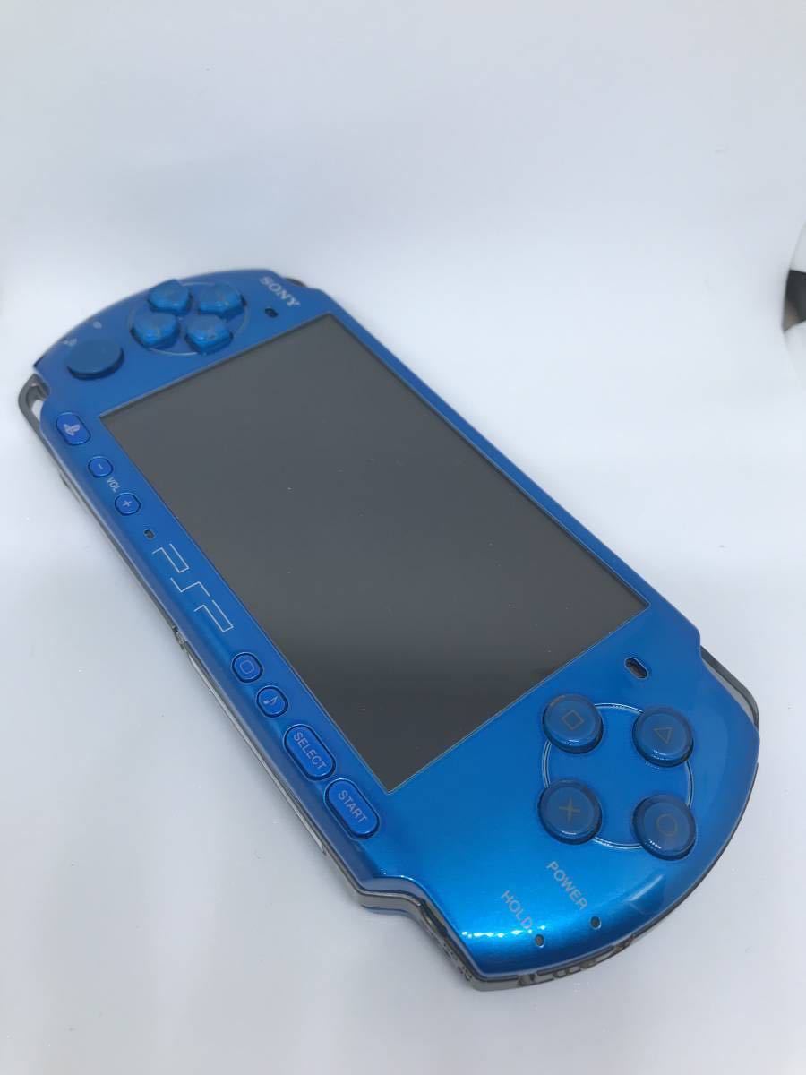 PSP 3000 本体 ほぼ未使用 BLUE フルセット 1式-