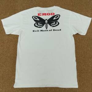 EMOD・蛾・武装戦線・ワースト・プリントTシャツ・白・L