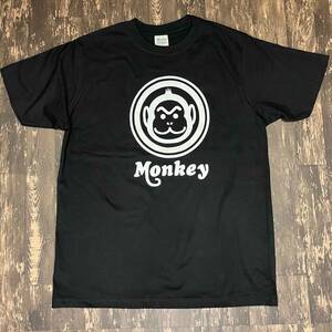 MONKEY・モンキー・お猿・Tシャツ・黒・L