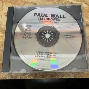 ● HIPHOP,R&B PAUL WALL - I'M THROWED INST,シングル,PROMO盤!! CD 中古品