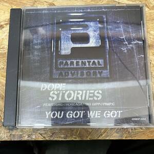 ● HIPHOP,R&B PARENTAL ADVISORY - DOPE STORIES INST,シングル,PROMO盤! CD 中古品