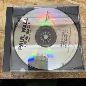 ● HIPHOP,R&B PAUL WALL - BREAK 'EM OFF INST,シングル,PROMO盤!! CD 中古品