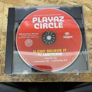 ● HIPHOP,R&B PLAYAZ CIRCLE - U CAN BELIEVE IT INST,シングル!,PROMO盤!!!! CD 中古品