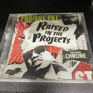 ● HIPHOP,R&B PROJECT PAT - RAISED IN THE PROJECTS シングル, 3 SONGS, INST, 2006, PROMO CD 中古品