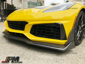 ZR1 Style front bumper for carbon front lip spoiler Chevrolet Corvette C7 Z51 Z06 Z07