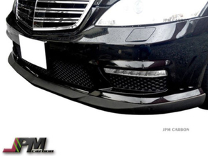 CS STYLE カーボン BENZ W221 S63 S65 AMG フロントリップスポイラー JPM 2010-2013