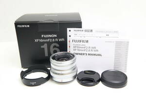 【美品】◎FUJIFILM フジフィルム FUJINON SUPER EBC XF16mm F2.8 R WR（元箱付）