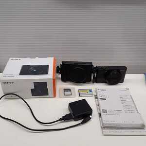 SONY ソニー Cyber-shot DSC-WX500 ブラック デジタルスチルカメラ ACアダプター 箱説明書 カメラケース SDカードおまけ付き　ま