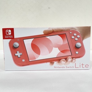 任天堂 Nintendo Switch Lite ニンテンドー スイッチライト HDH-S-PAZAA コーラル 店舗印あり 新品 未使用 N2208K228